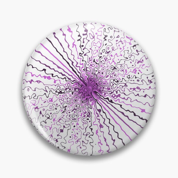 Item preview, Colorful Ripple Abstract Sun Rays Burst Cursive White designed and sold by EvergreenMotifs.