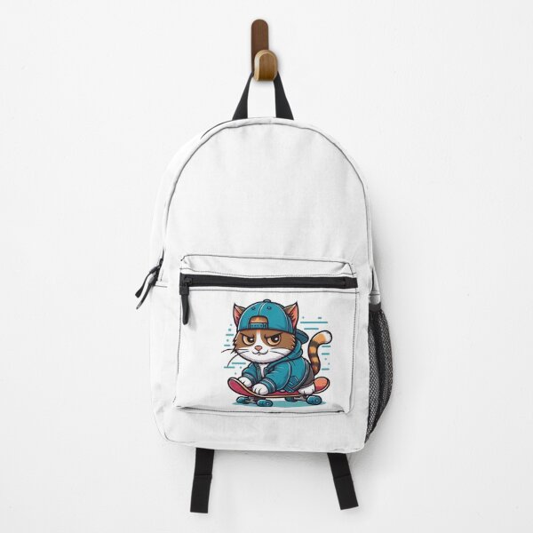 Item preview, Cat Brat: riding on a skateboard designed and sold by ArtEmotionsImages.