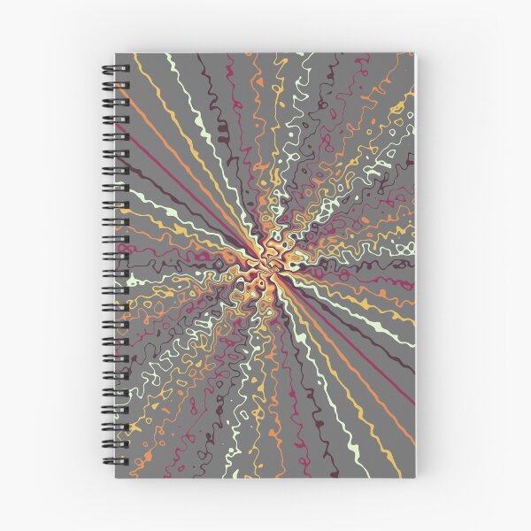 Item preview, Desert Colorful Ripple Sun Rays Flow Burst Gray designed and sold by EvergreenMotifs.
