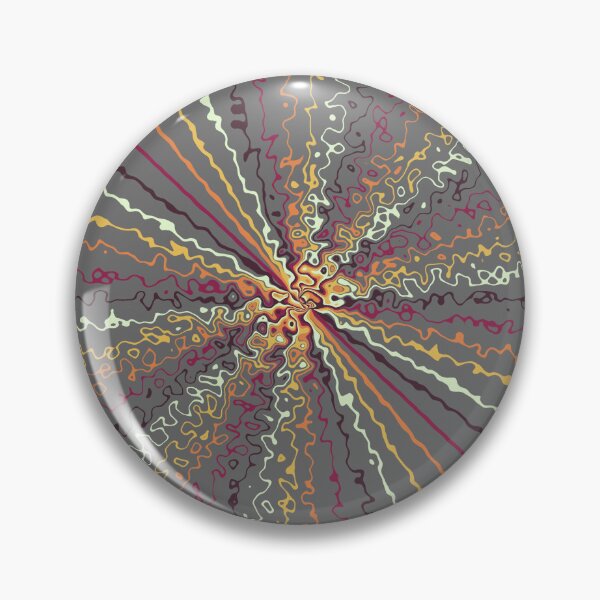 Item preview, Desert Colorful Ripple Sun Rays Flow Burst Gray designed and sold by EvergreenMotifs.