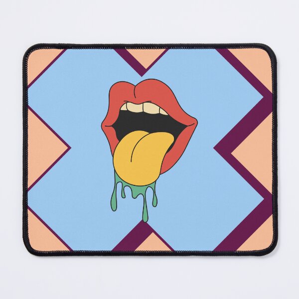 Item preview, Colorful retro mouth designed and sold by MiroArtAbstra.