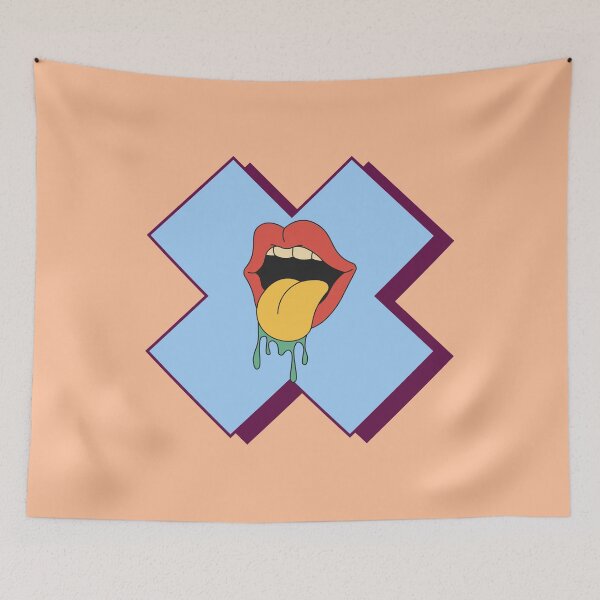 Item preview, Colorful retro mouth designed and sold by MiroArtAbstra.