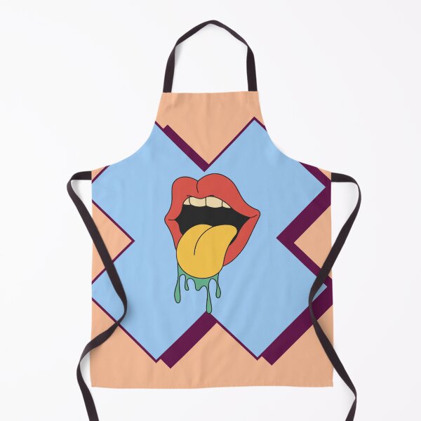 Item preview, Colorful retro mouth designed and sold by MiroArtAbstra.