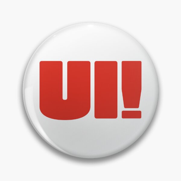Item preview, UI! circle (red) - UX Designer | Product Designer | UI Designer Stickers designed and sold by PoshPixel.