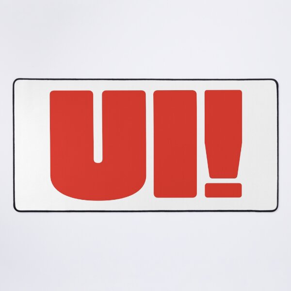 Item preview, UI! circle (red) - UX Designer | Product Designer | UI Designer Stickers designed and sold by PoshPixel.