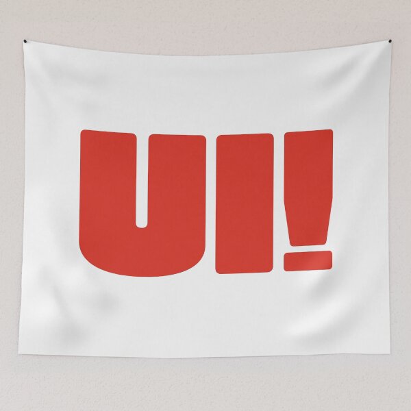 Item preview, UI! circle (red) - UX Designer | Product Designer | UI Designer Stickers designed and sold by PoshPixel.