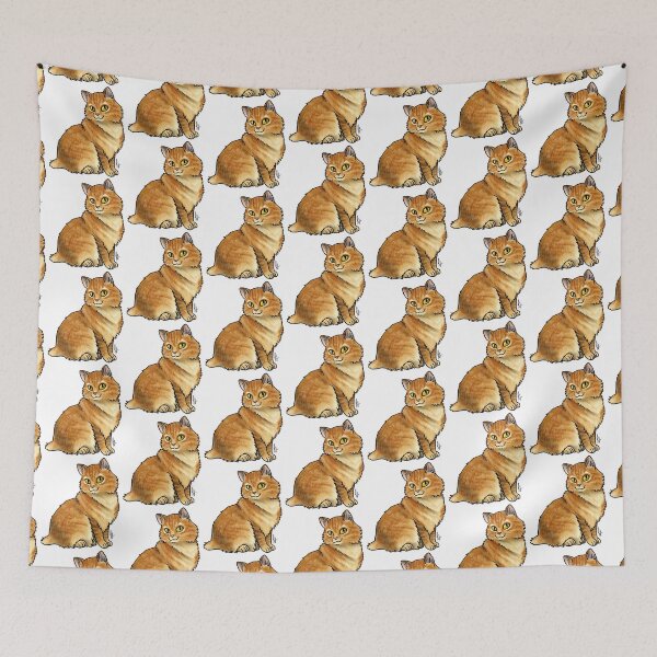 Item preview, Cat - American Bobtail - Orange designed and sold by Jennifer Stolzer.