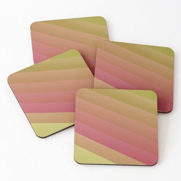 Item preview, Summer Varying Color Diagonal Alternating Line Stripes Cascade designed and sold by EvergreenMotifs.