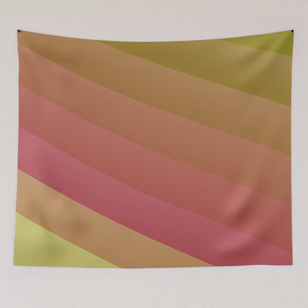 Item preview, Summer Varying Color Diagonal Alternating Line Stripes Cascade designed and sold by EvergreenMotifs.