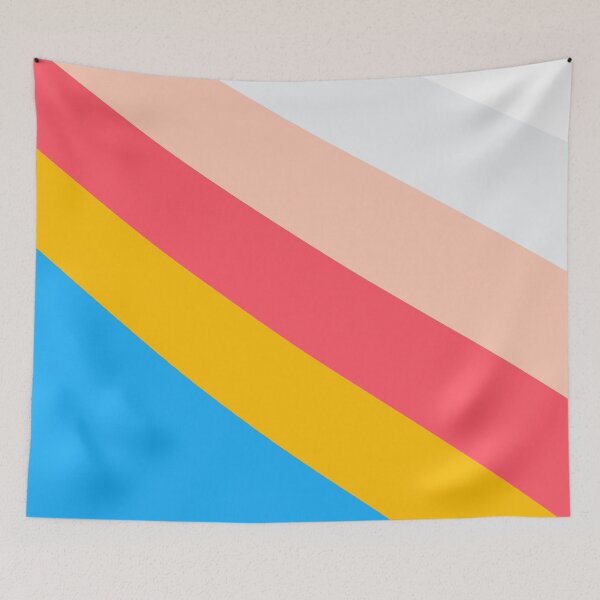 Item preview, Vivid Rainbow Color Strips Varying Striped Lines Parallel  designed and sold by EvergreenMotifs.