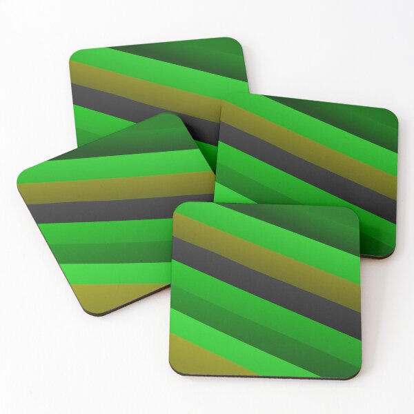 Item preview, Vintage Striped Lines Parallel Soft Contrasting Color Strips designed and sold by EvergreenMotifs.