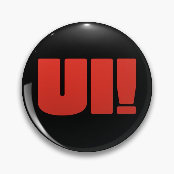 Item preview, UI! circle (red/black) - UX Designer | Product Designer | UI Designer Stickers designed and sold by PoshPixel.
