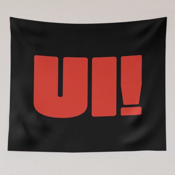 Item preview, UI! circle (red/black) - UX Designer | Product Designer | UI Designer Stickers designed and sold by PoshPixel.