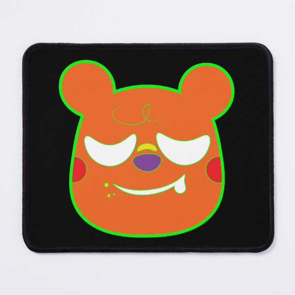 Item preview, Chill Orange & Green Bear with a Cheeky Smile designed and sold by Carsondood.