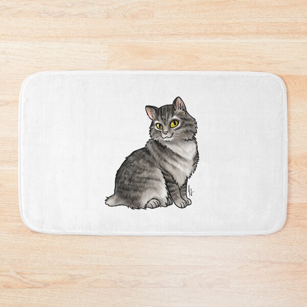Item preview, Cat - American Bobtail - Silver Tabby designed and sold by Jennifer Stolzer.
