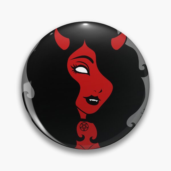 Item preview, The girl from Hell - Grey background designed and sold by L'Atelier de Milu.
