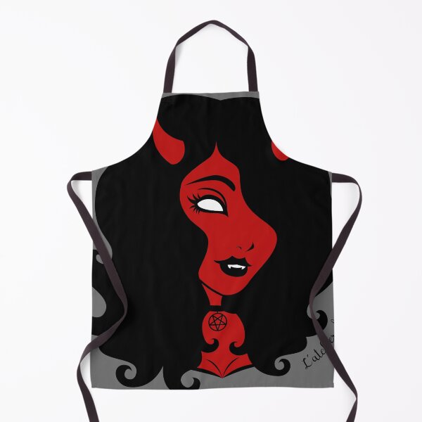 Item preview, The girl from Hell - Grey background designed and sold by L'Atelier de Milu.