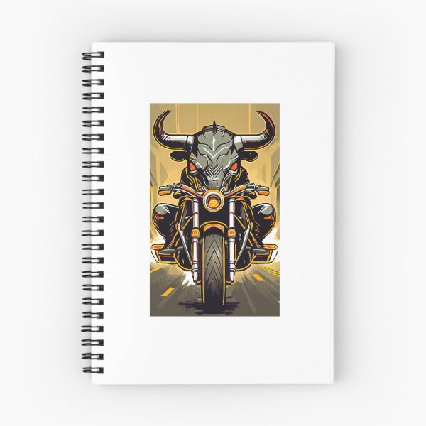 Item preview, Bull on a motorcycle designed and sold by BADESIGNZZ.