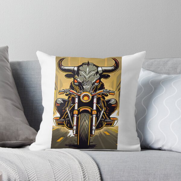 Item preview, Bull on a motorcycle designed and sold by BADESIGNZZ.