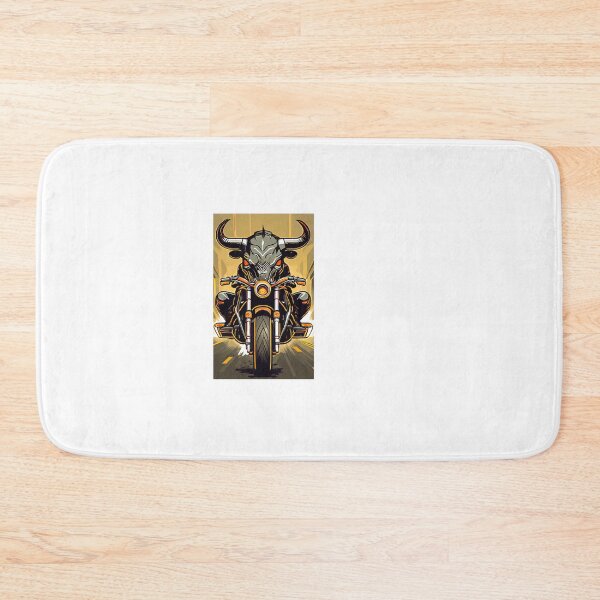 Item preview, Bull on a motorcycle designed and sold by BADESIGNZZ.
