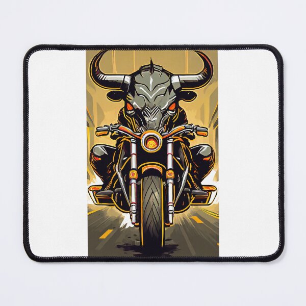Item preview, Bull on a motorcycle designed and sold by BADESIGNZZ.