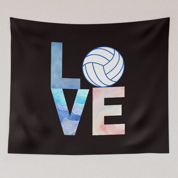 Item preview, I love volleyball  designed and sold by Delights200.