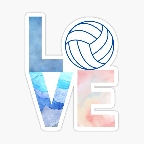 Item preview, I love volleyball  designed and sold by Delights200.