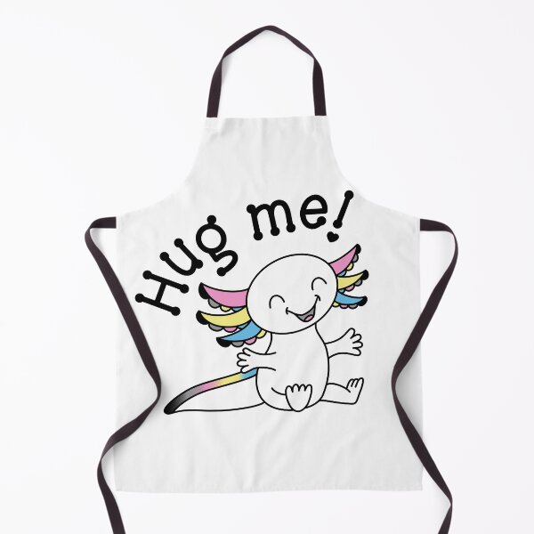 Item preview, Hug me! Cute Axolotl in Polygender Pride colors designed and sold by JoyfulJen.