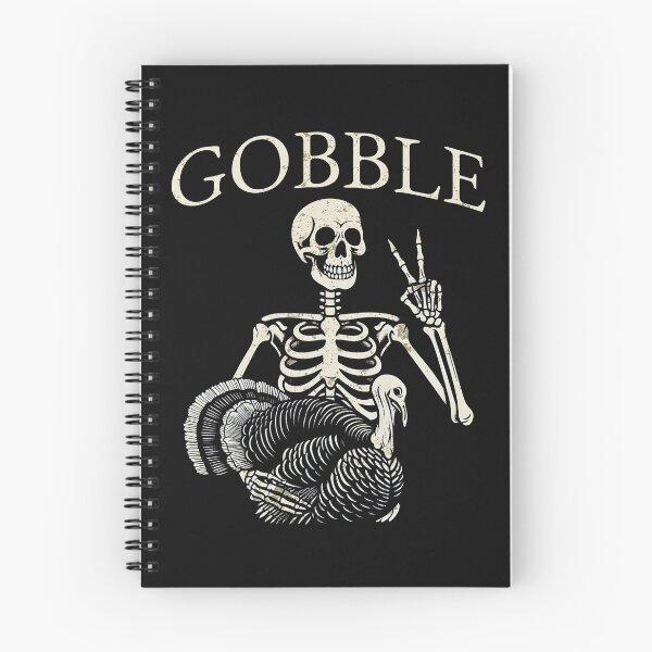 Item preview, Thanksgiving Turkey Skeleton Gobble designed and sold by CreepyCornerArt.