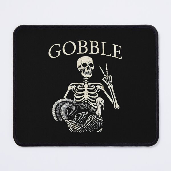 Item preview, Thanksgiving Turkey Skeleton Gobble designed and sold by CreepyCornerArt.