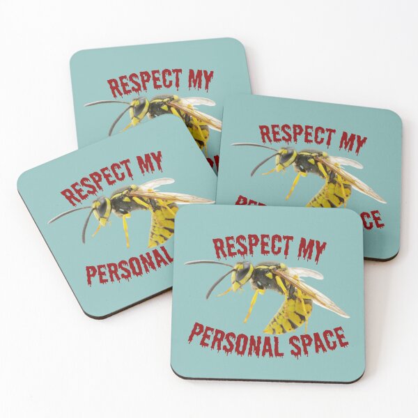 Item preview, Respect My Personal Space Wasp designed and sold by EclecticKrys.