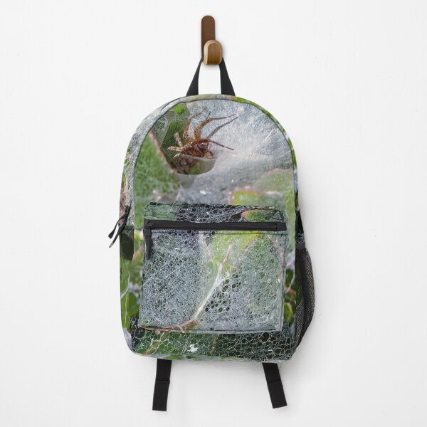 Item preview, Spider in His Web Atop the Bushes designed and sold by CarolM.