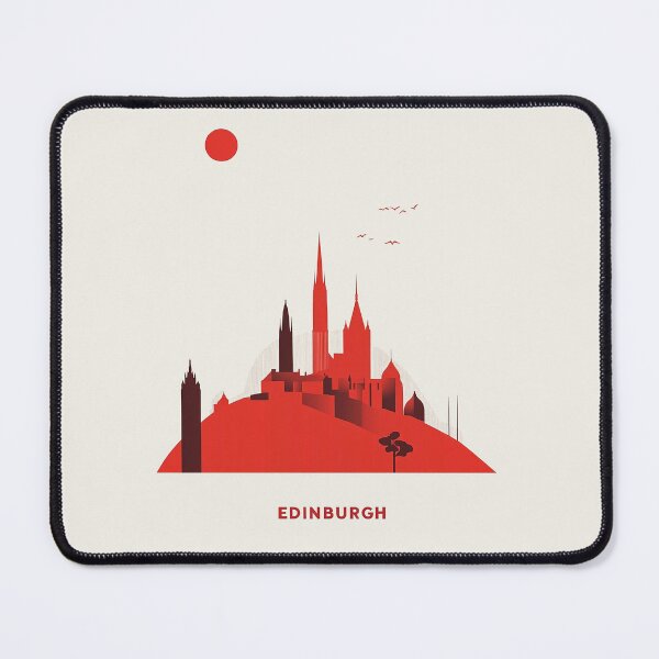 Item preview, Edinburgh Skyline - Modern Cityscape Art designed and sold by Retro Travel Design.