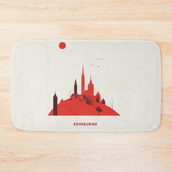 Item preview, Edinburgh Skyline - Modern Cityscape Art designed and sold by Retro Travel Design.