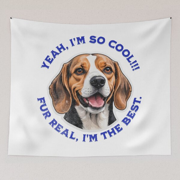 Item preview, Yeah i'm so cool beagle dog designed and sold by smanopla.