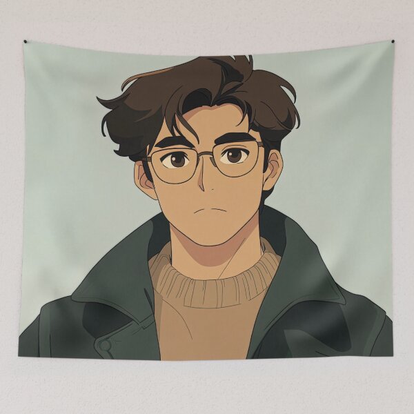 Item preview, British man, portrait | Anime style designed and sold by ComicsFactory.