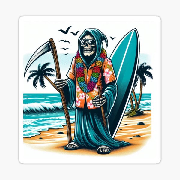 Item preview, Grim Reaper in Hawaii designed and sold by Breezy1945.