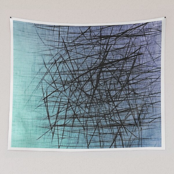 Item preview, Abstract Gradient Design Turquoise and Blue designed and sold by MaryFiore.