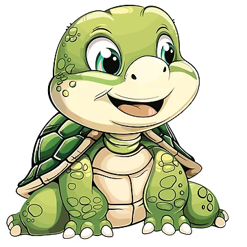 Artwork thumbnail, Cartoon Turtle by AIStudioProject