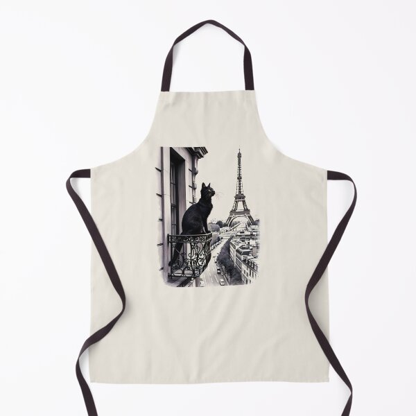 Item preview, Cat In Paris Eiffel Tower designed and sold by wowwowmeow.