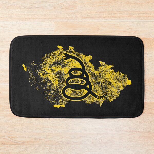 Item preview, Distressed CZECHIA  - Freedom Is The Superpower - Modern Gadsden Snake Flag - Dont Tread On Me design designed and sold by pelagio.