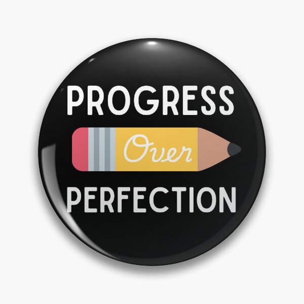 Item preview, Progress Over Perfection School Pencil designed and sold by CareerCulture.