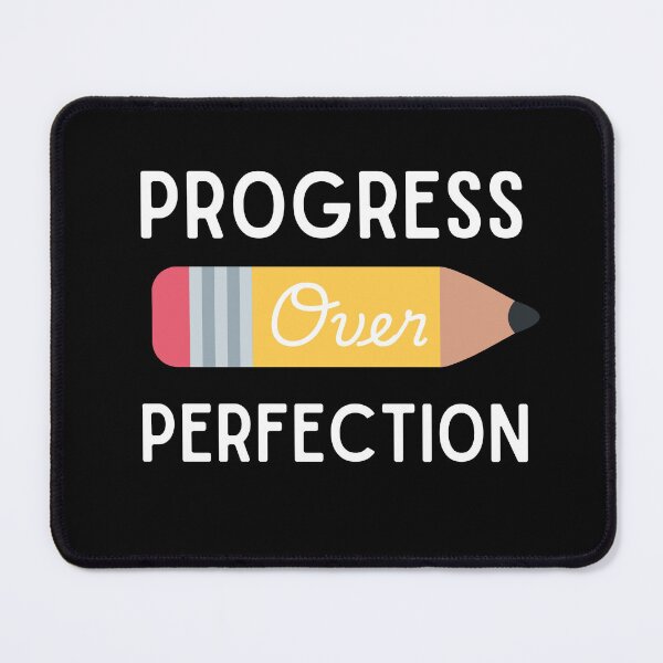 Item preview, Progress Over Perfection School Pencil designed and sold by CareerCulture.