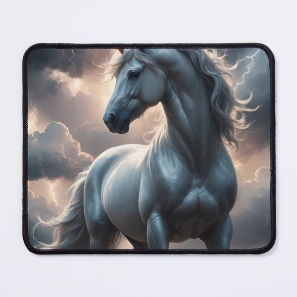 Item preview, Unicorn - a magical creature in a dark storm. designed and sold by GlowUpLook.