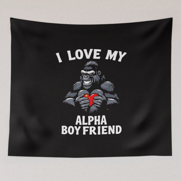 Item preview, I Love My Alpha Boyfriend,  designed and sold by ElenaHrubes.