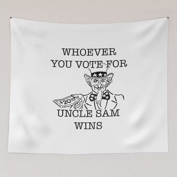 Item preview, Whoever you vote for Uncle Sam wins designed and sold by remerasnerdas.