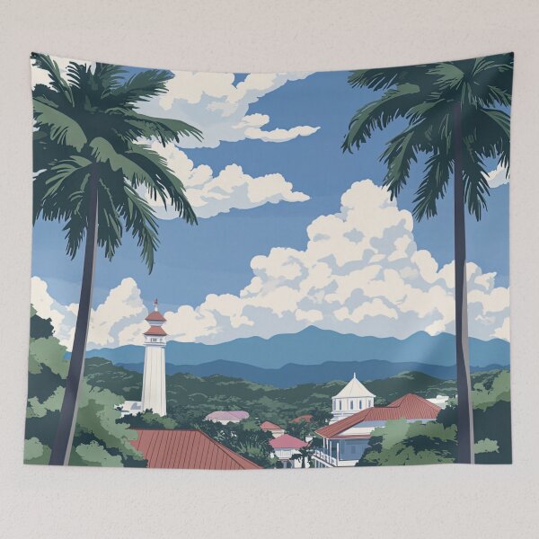 Item preview, Brunei landscape | Anime style designed and sold by ComicsFactory.