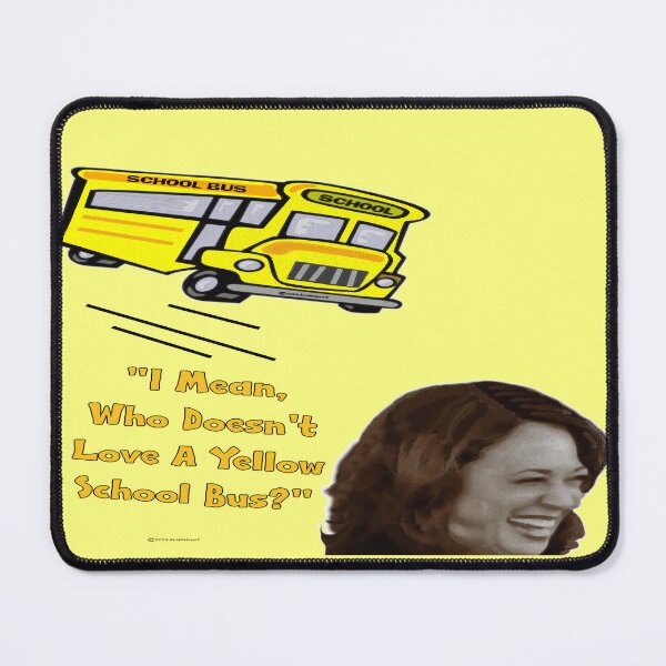 Item preview, VP Kamala Harris Loves A Yellow School Bus designed and sold by kristalcurt.