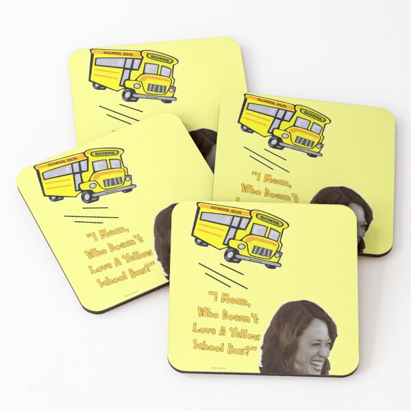 Item preview, VP Kamala Harris Loves A Yellow School Bus designed and sold by kristalcurt.