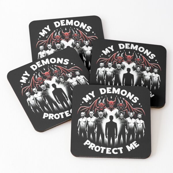 Item preview, My Demons Protect Me designed and sold by fatbanana.